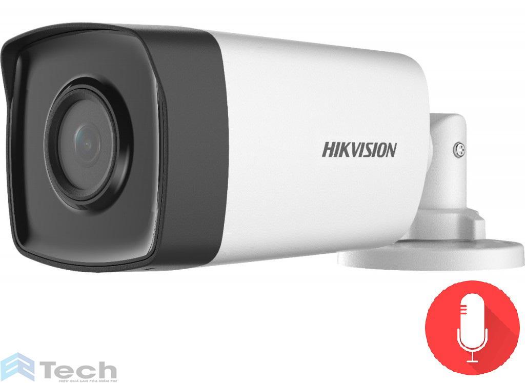 Camera HDTVI 2MP có mic HIKVISION DS-2CE17D0T-IT3FS